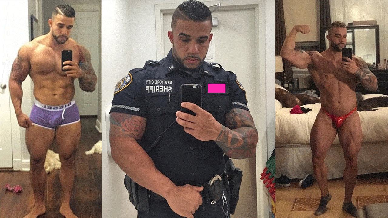 Hottie Dominican NY Cop Miguel Pimentel - The ONLY stroke clip out